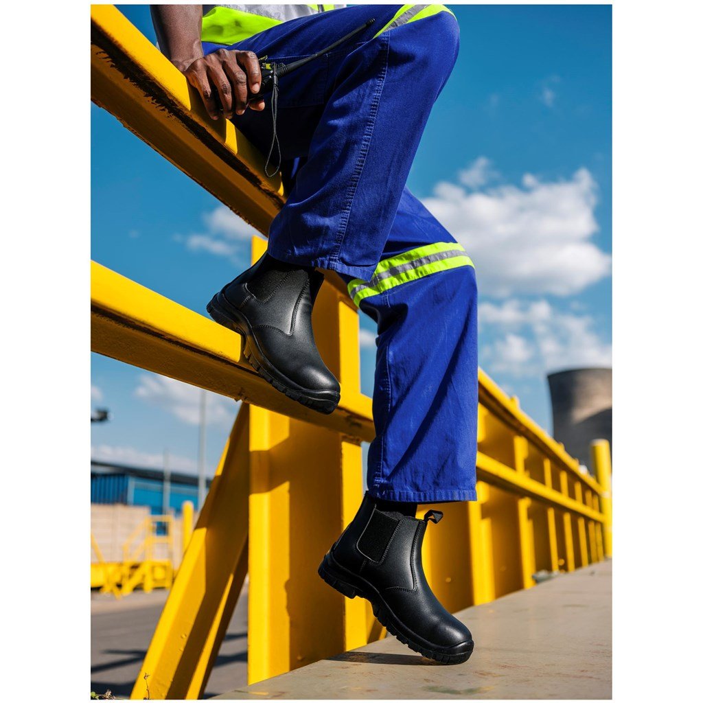 Craftsman Chelsea Boot Steel Toe Cap for Ultimate Safety - Brand your company Logo! Get a quote - Promo Lingo