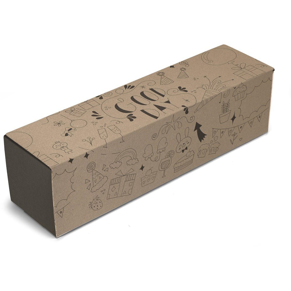Custom Kork Bottle in Bianca Gift Box for Thoughtful Gifting - Brand your company Logo! Get a quote - Promo Lingo