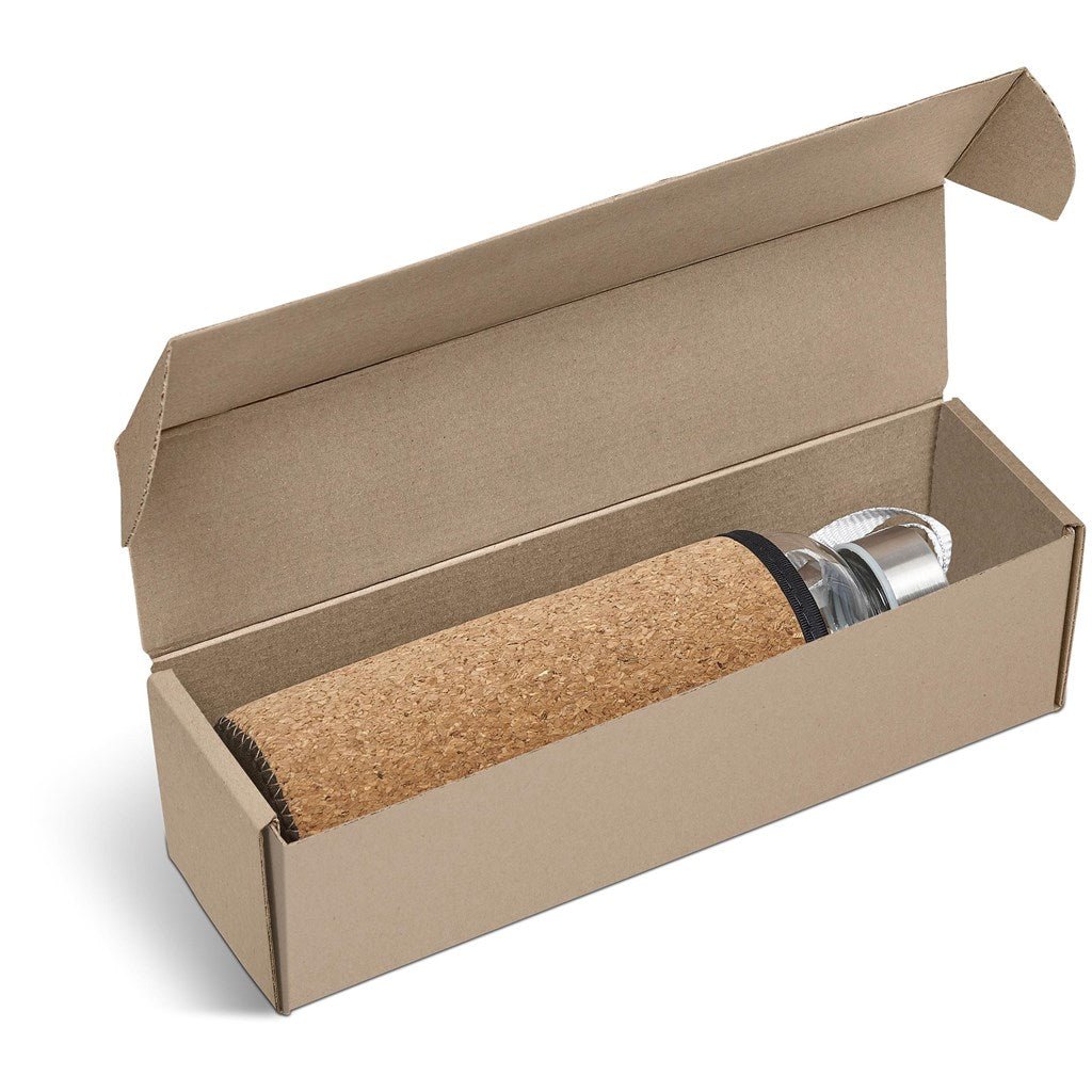 Custom Kork Bottle in Bianca Gift Box for Thoughtful Gifting - Brand your company Logo! Get a quote - Promo Lingo