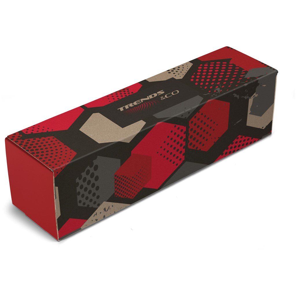Customizable Aluminum Island Bottle in Bianca Gift Box for Brand Promotions - Brand your company Logo! Get a quote - Promo Lingo
