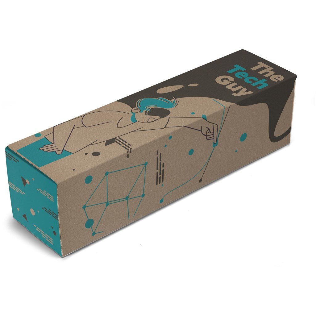 Customizable Binary Tumbler in Bianca Gift Box for Clients - Brand your company Logo! Get a quote - Promo Lingo