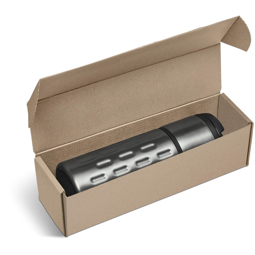 Customizable Binary Tumbler in Bianca Gift Box for Clients - Brand your company Logo! Get a quote - Promo Lingo