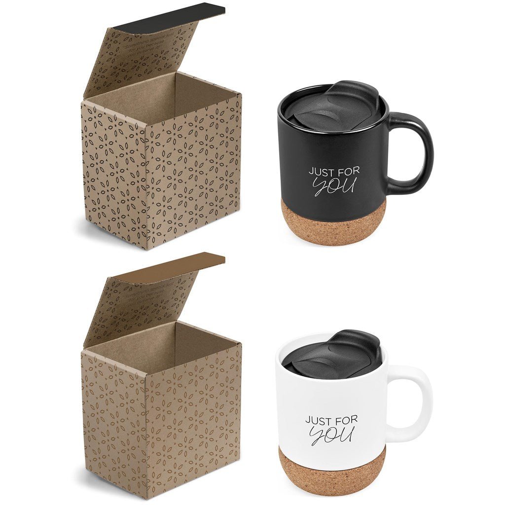Customizable Sienna Mug in Bianca Gift Box for Corporate Gifting - Brand your company Logo! Get a quote - Promo Lingo