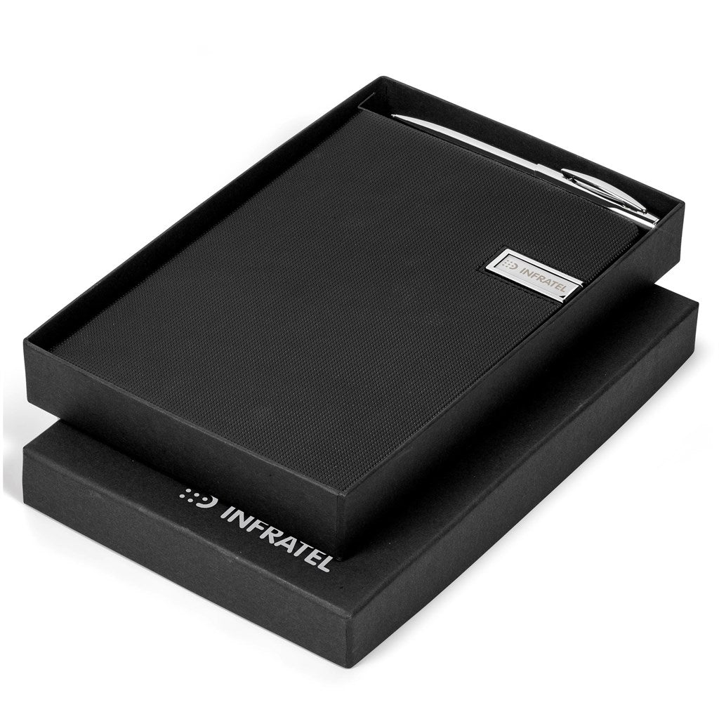 Cypher USB Notebook & Pen Set - 8GB - Brand your company Logo! Get a quote - Promo Lingo