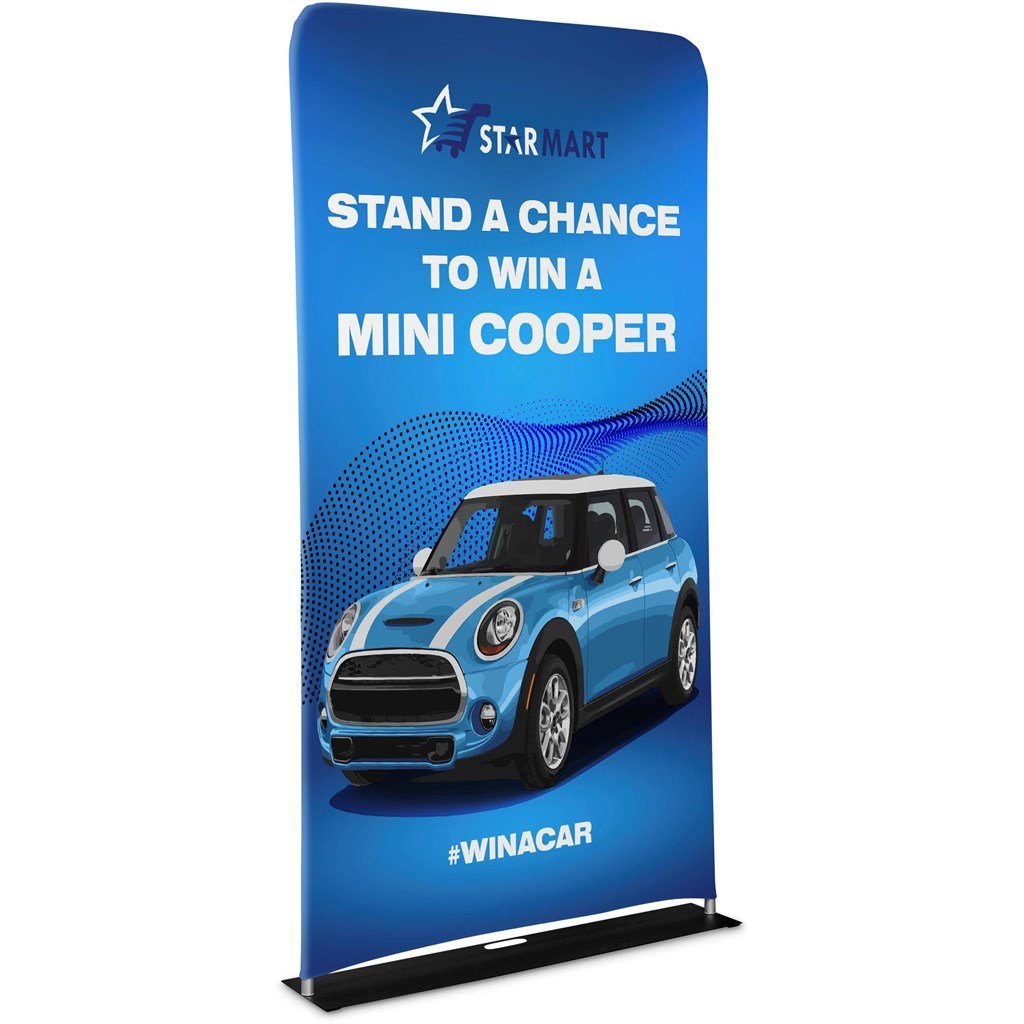 Double Sided Fabric Tube System 1.5m - Brand your company Logo! Get a quote - Promo Lingo