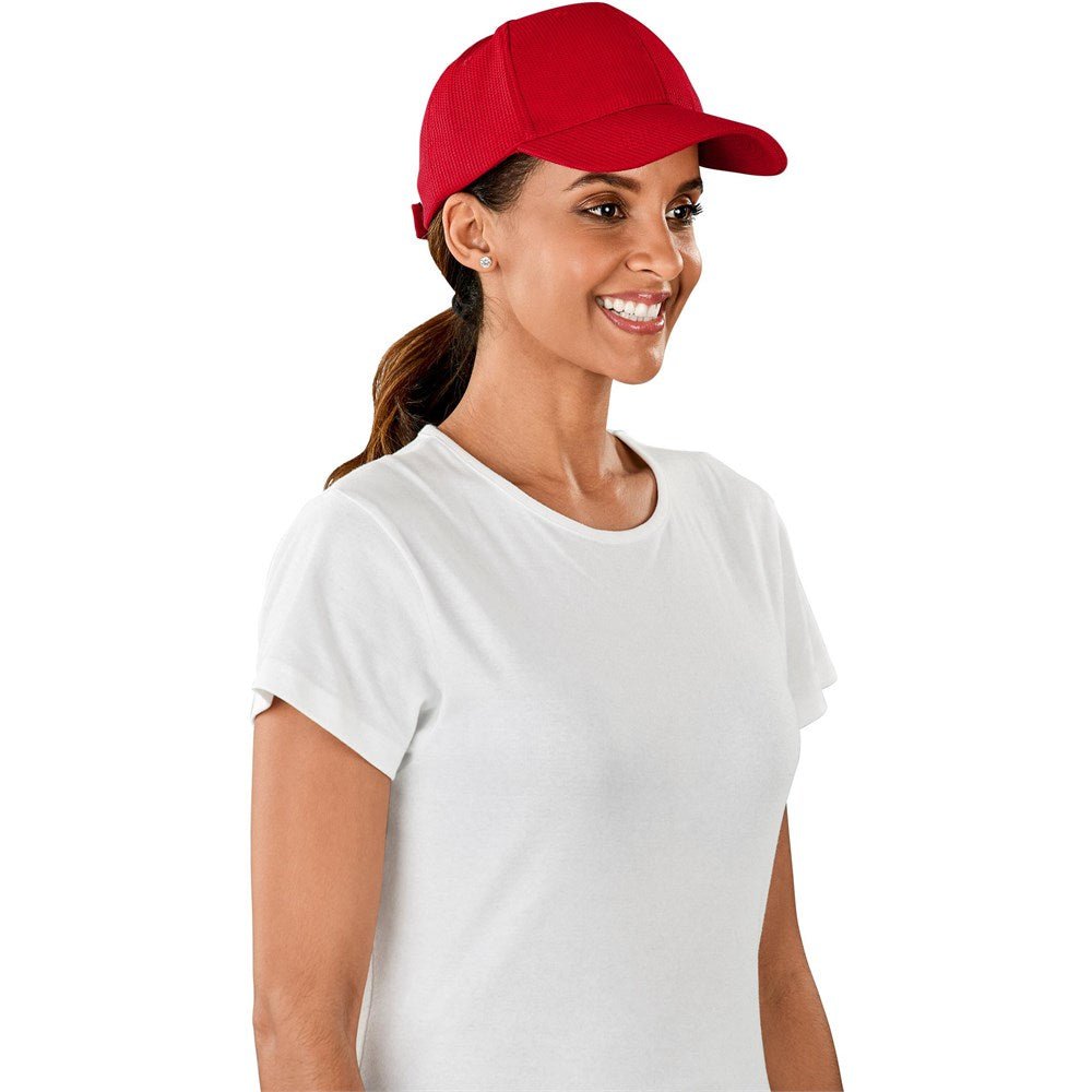 Durable Fairway Cap - 6 Panel with Adjustable Closure Style - Brand your company Logo! Get a quote - Promo Lingo