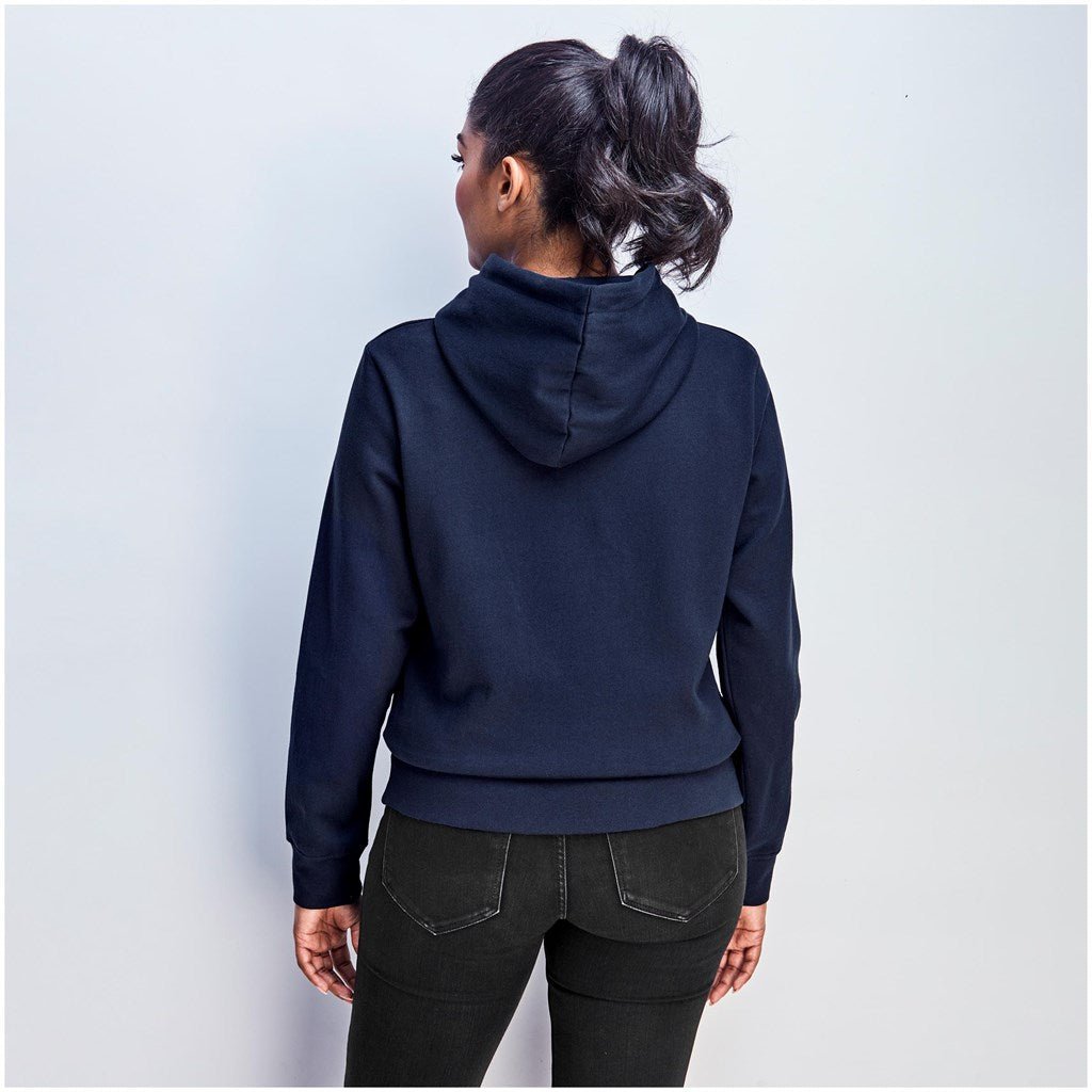 Eco - Friendly Ladies Okiyo Recycled Hooded Sweater - Brand your company Logo! Get a quote - Promo Lingo