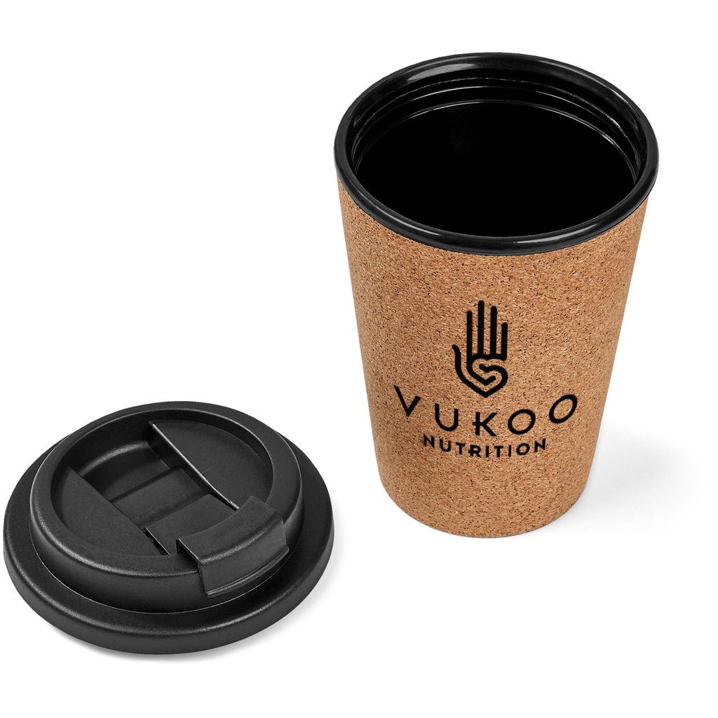 Eco - Friendly Okiyo Joki Cork & Wheat Straw Tumbler – 350ml - Brand your company Logo! Get a quote - Promo Lingo