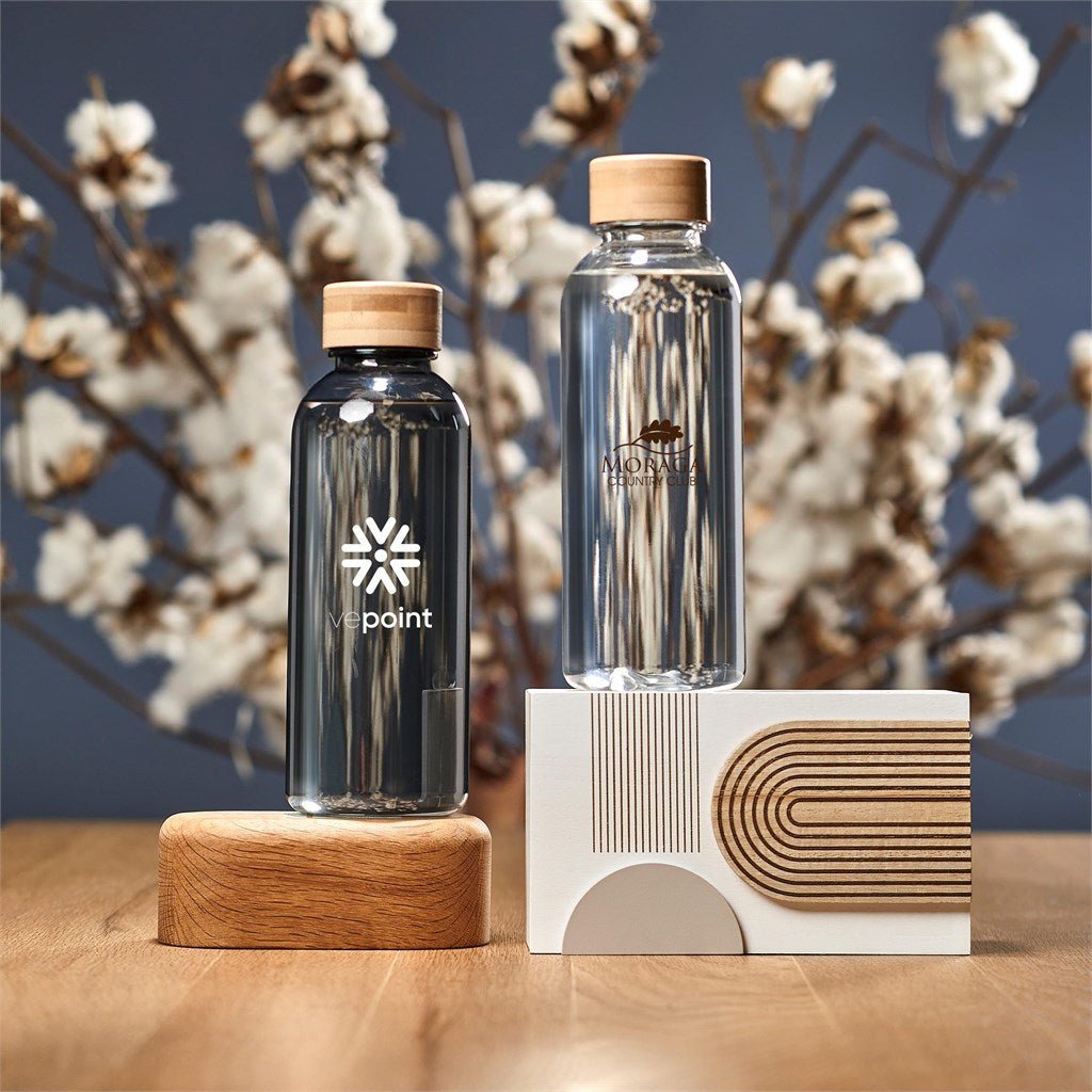 Eco - Friendly Okiyo Koi Recycled PET Water Bottle 650ml - Brand your company Logo! Get a quote - Promo Lingo