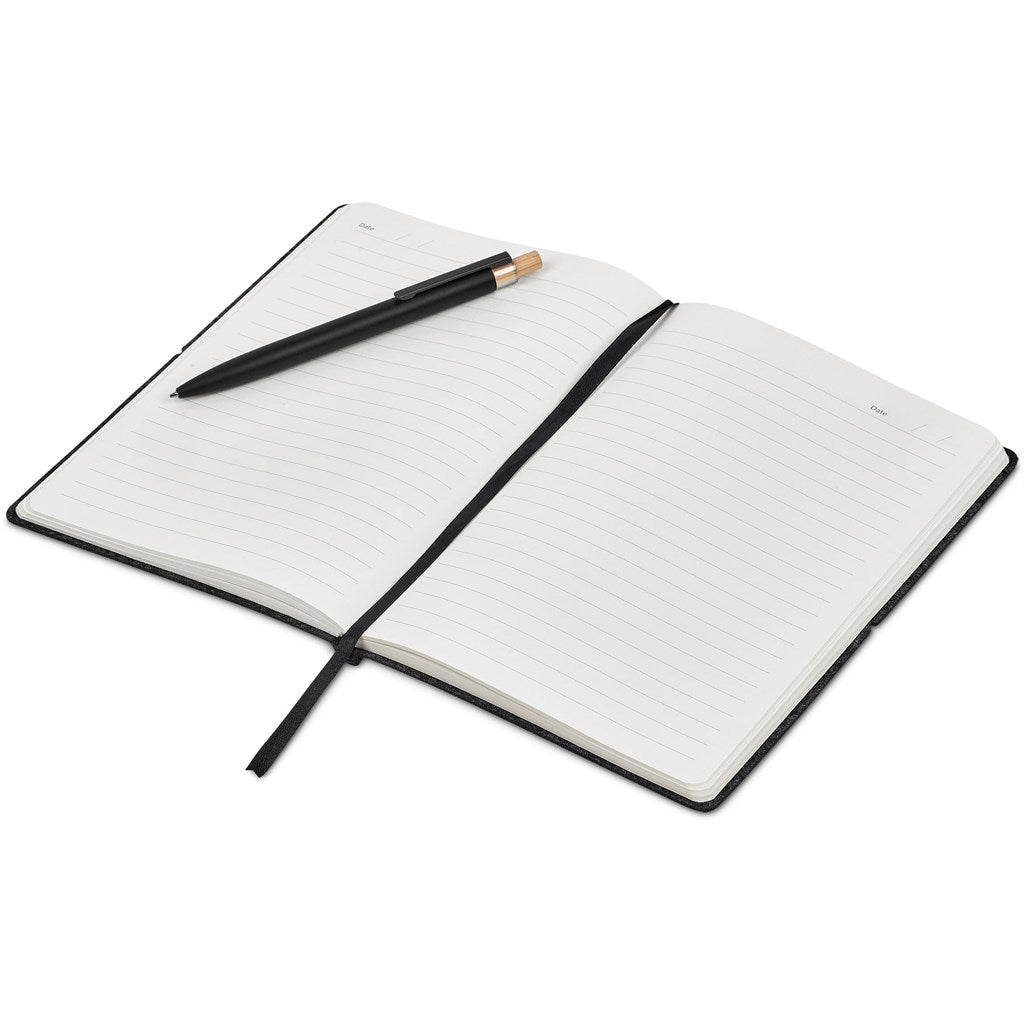 Eco - Friendly Okiyo Rikamimo Notebook & Pen Set - Brand your company Logo! Get a quote - Promo Lingo
