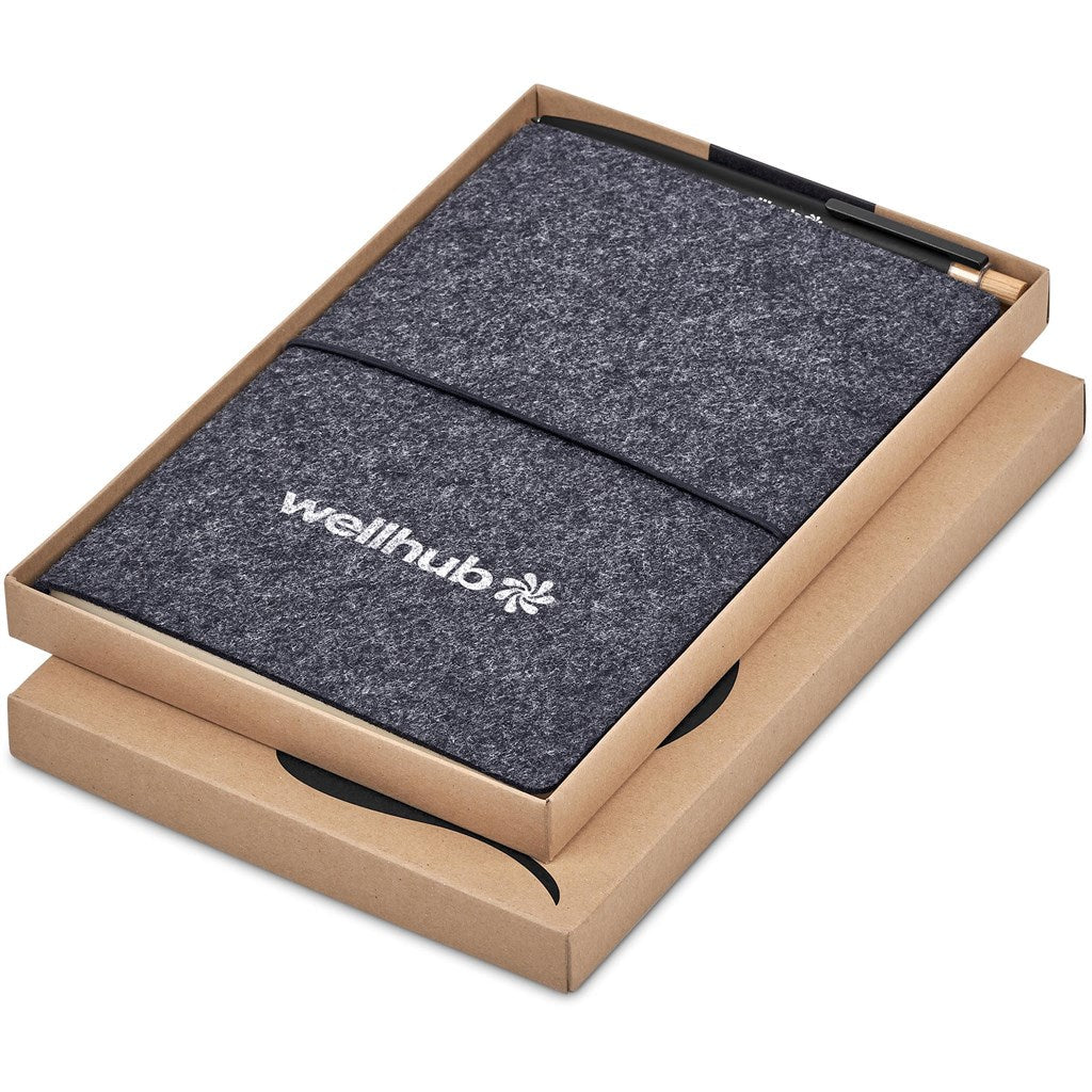 Eco - Friendly Okiyo Rikamimo Notebook & Pen Set - Brand your company Logo! Get a quote - Promo Lingo