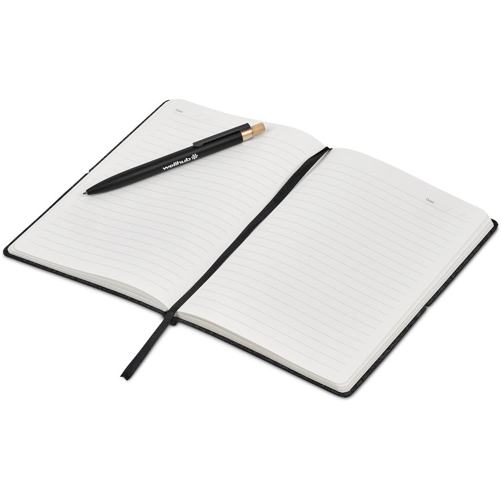 Eco - Friendly Okiyo Rikamimo Notebook & Pen Set - Brand your company Logo! Get a quote - Promo Lingo