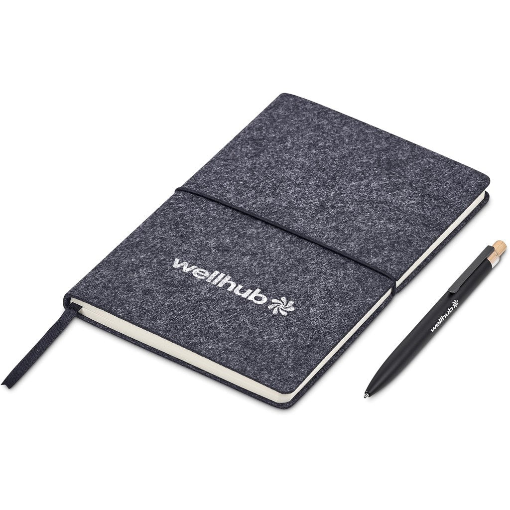 Eco - Friendly Okiyo Rikamimo Notebook & Pen Set - Brand your company Logo! Get a quote - Promo Lingo