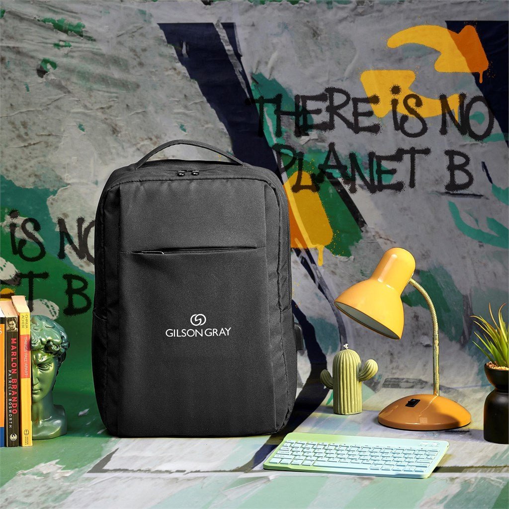 Eco - Friendly Swiss Cougar Arlington Recycled PET Laptop Backpack for Students - Brand your company Logo! Get a quote - Promo Lingo