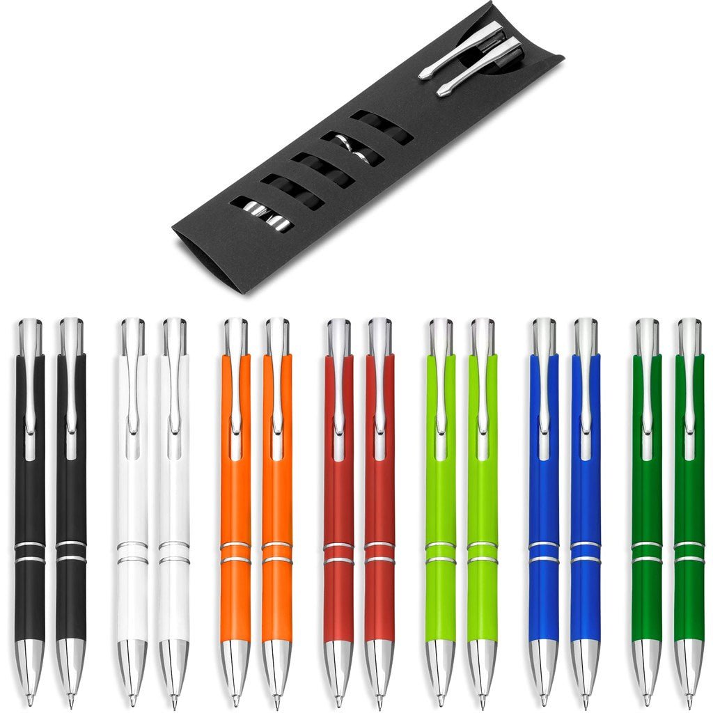 Electra Ball Pen & Pencil Set - Brand your company Logo! Get a quote - Promo Lingo