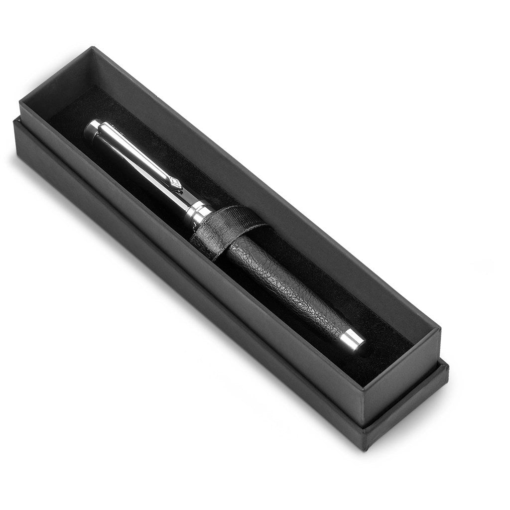 Elegant Alex Varga Corinthia Rollerball with Tex - Luxe Finish - Brand your company Logo! Get a quote - Promo Lingo