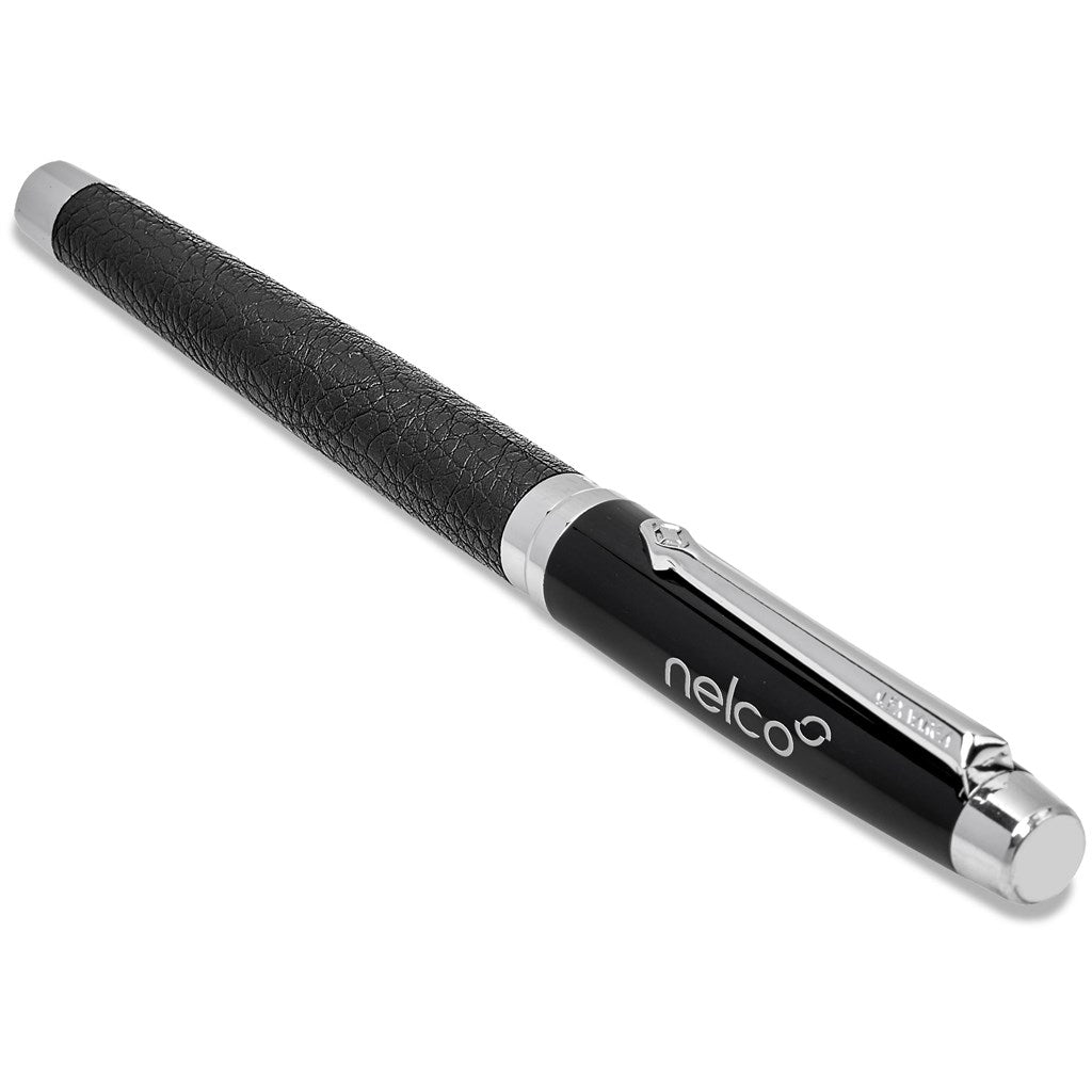 Elegant Alex Varga Corinthia Rollerball with Tex - Luxe Finish - Brand your company Logo! Get a quote - Promo Lingo