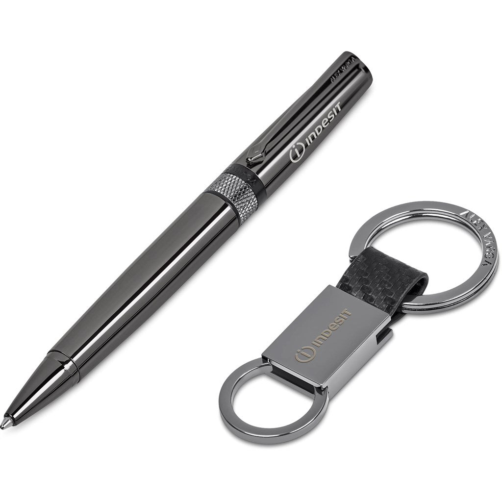 Elegant Alex Varga Karlsson Gift Set with Pen and Keyholder - Brand your company Logo! Get a quote - Promo Lingo