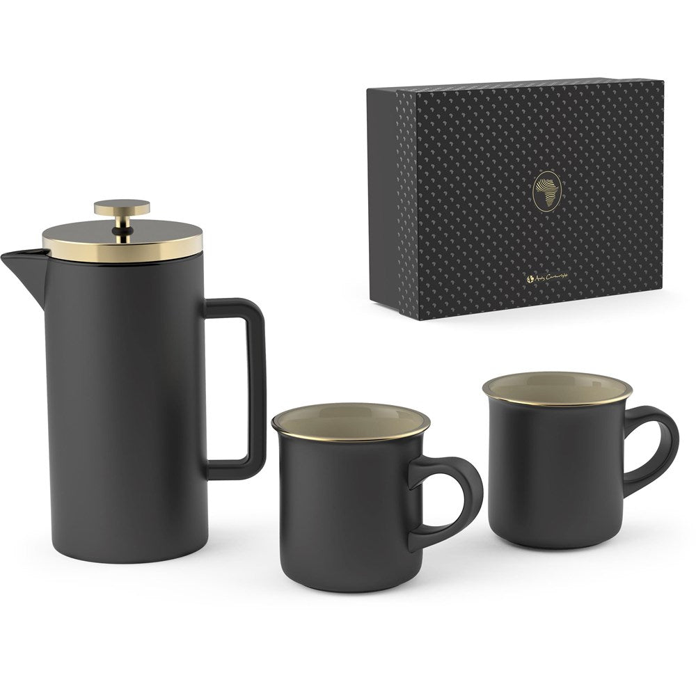 Elegant Andy Cartwright Afrique Dusk Coffee Press & Mug Set - Brand your company Logo! Get a quote - Promo Lingo