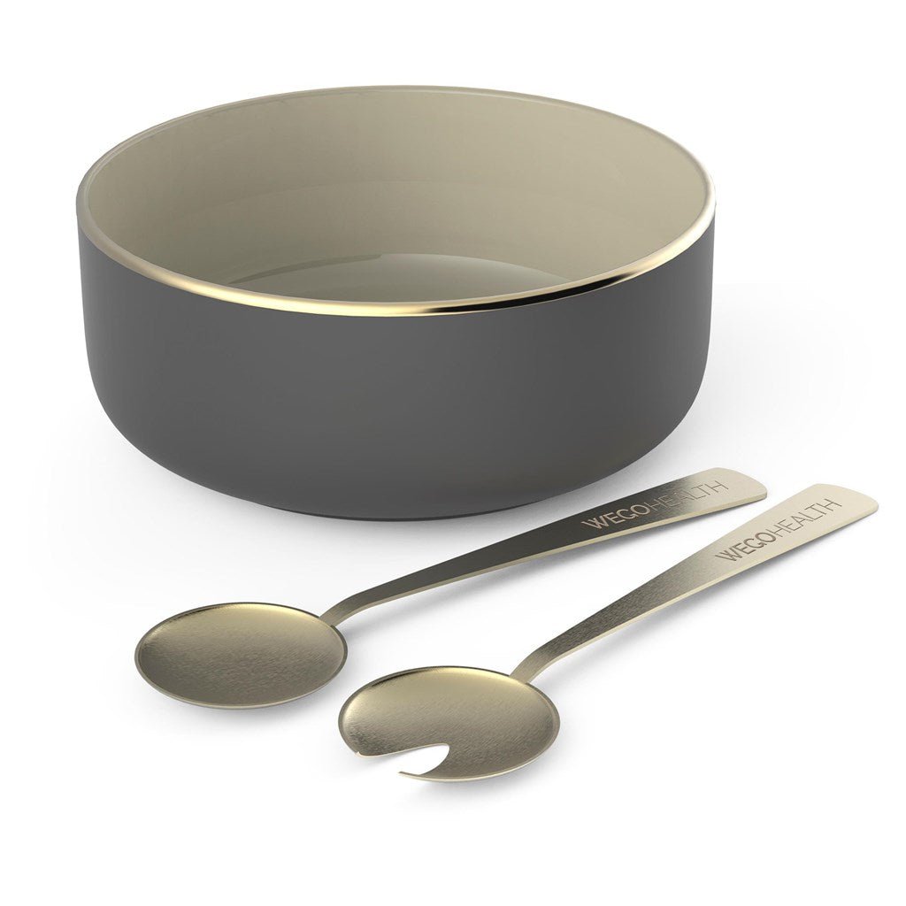 Elegant Andy Cartwright Afrique Dusk Salad Bowl & Servers Set - Brand your company Logo! Get a quote - Promo Lingo
