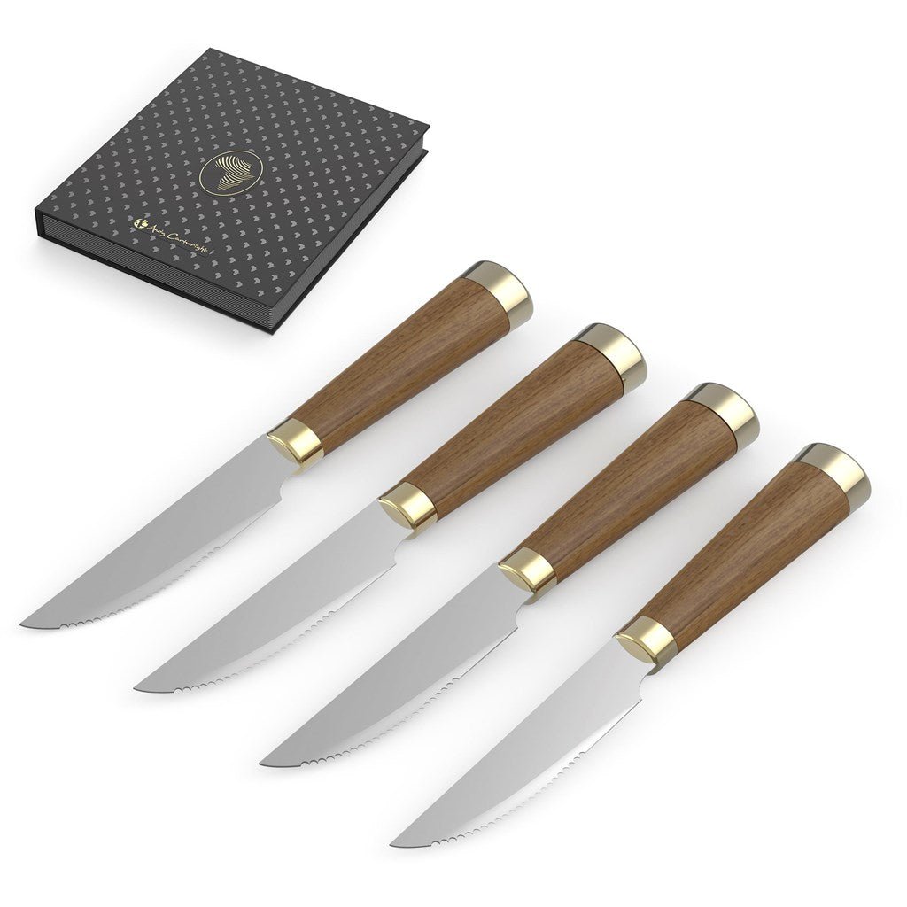 Elegant Andy Cartwright Afrique Dusk Steak Knife Set - Brand your company Logo! Get a quote - Promo Lingo