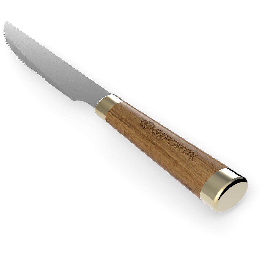 Elegant Andy Cartwright Afrique Dusk Steak Knife Set - Brand your company Logo! Get a quote - Promo Lingo