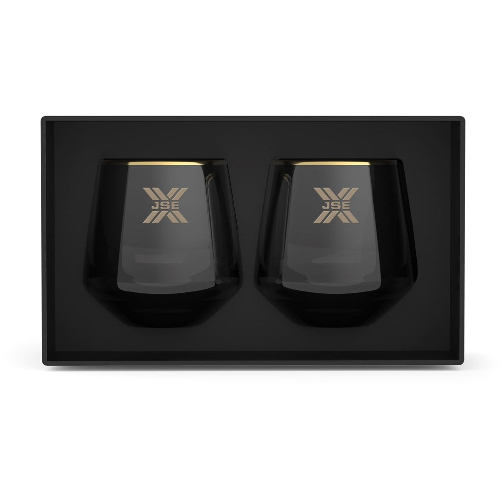 Elegant Andy Cartwright Afrique Dusk Whiskey Glass Set - Brand your company Logo! Get a quote - Promo Lingo