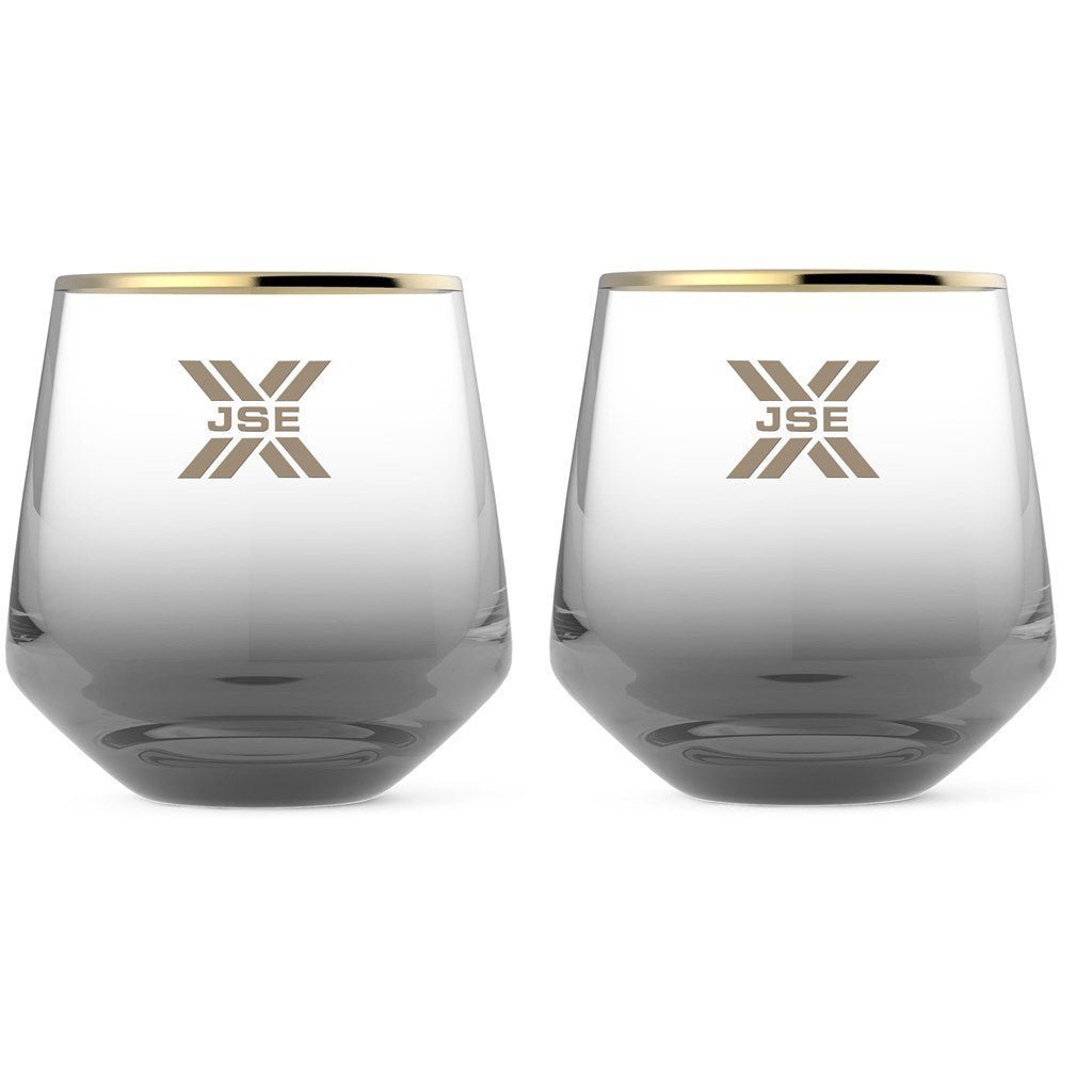 Elegant Andy Cartwright Afrique Dusk Whiskey Glass Set - Brand your company Logo! Get a quote - Promo Lingo