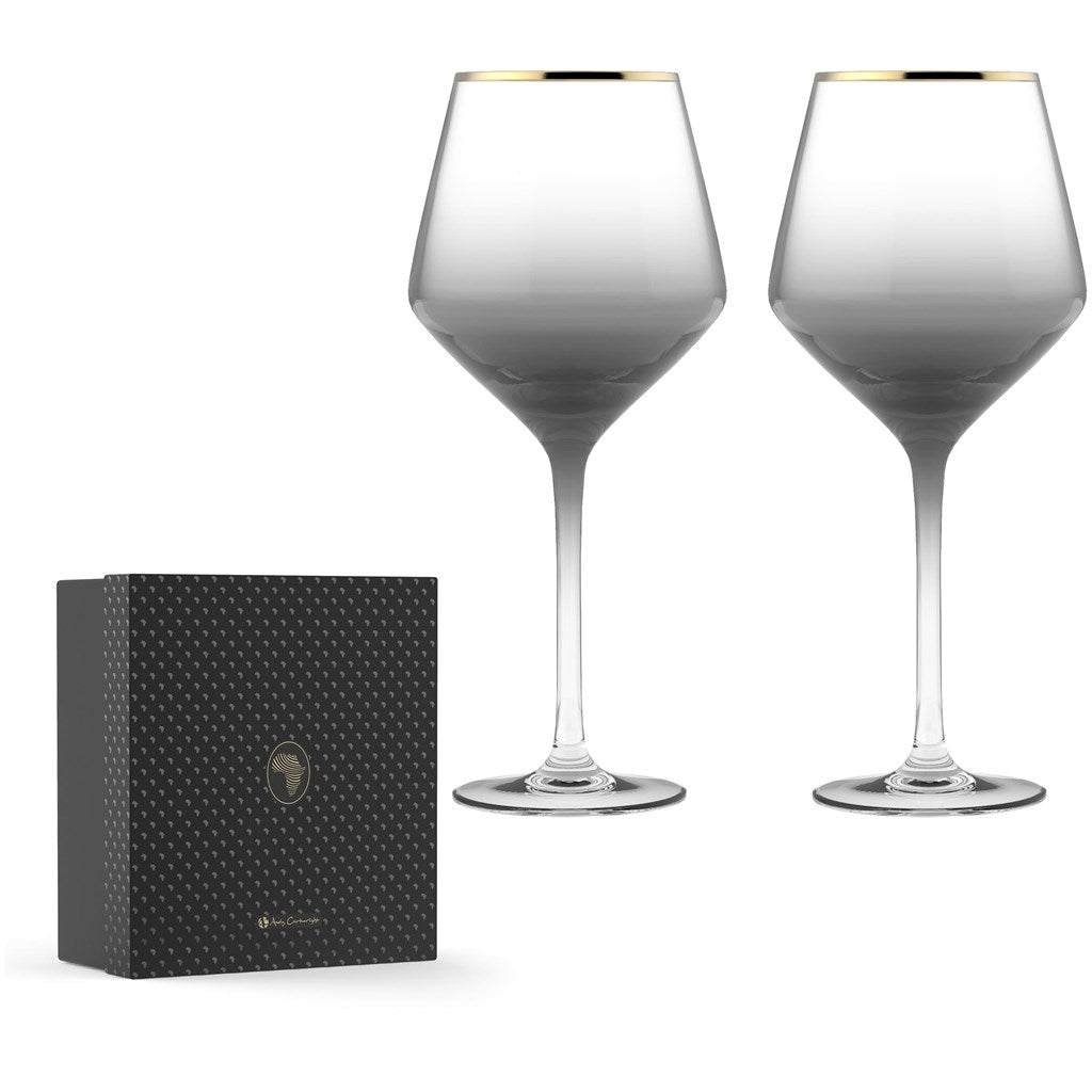 Elegant Andy Cartwright Afrique Dusk Wine Glass Set - Brand your company Logo! Get a quote - Promo Lingo