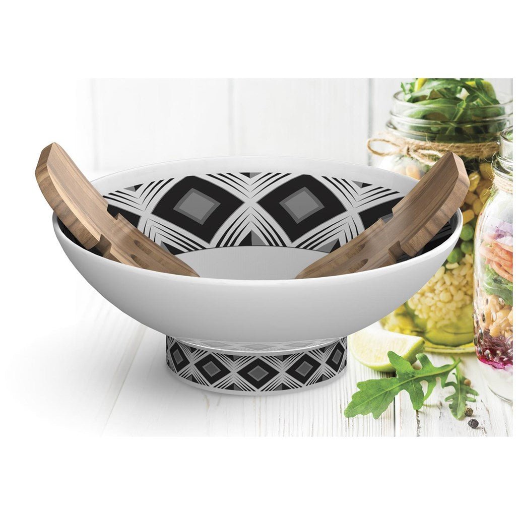 Elegant Andy Cartwright Geo Salad Set for Stylish Dining - Brand your company Logo! Get a quote - Promo Lingo
