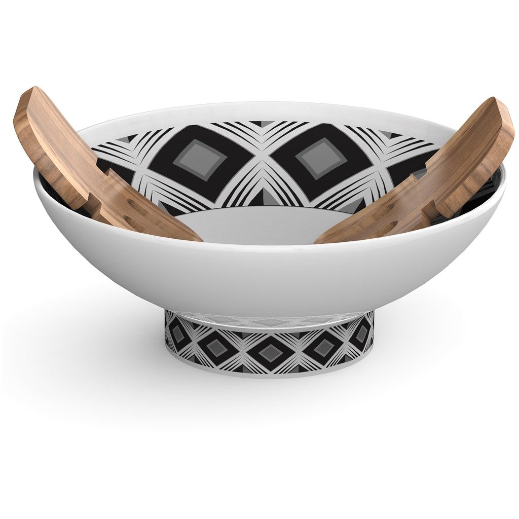 Elegant Andy Cartwright Geo Salad Set for Stylish Dining - Brand your company Logo! Get a quote - Promo Lingo