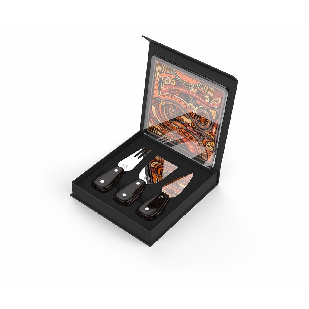 Elegant Andy Cartwright "I am South African" Cheese Set - Brand your company Logo! Get a quote - Promo Lingo