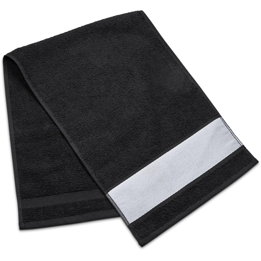 Eva & Elm Aldrin Sports & Hand Sublimation Towel - Brand your company Logo! Get a quote - Promo Lingo
