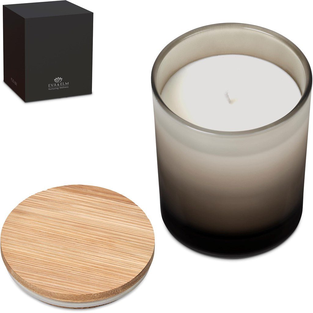 Eva & Elm Ombre Scented Candle - Brand your company Logo! Get a quote - Promo Lingo