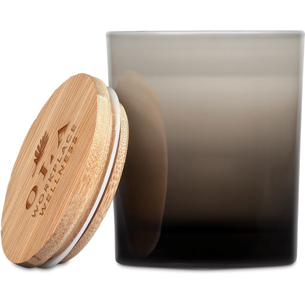 Eva & Elm Ombre Scented Candle - Brand your company Logo! Get a quote - Promo Lingo