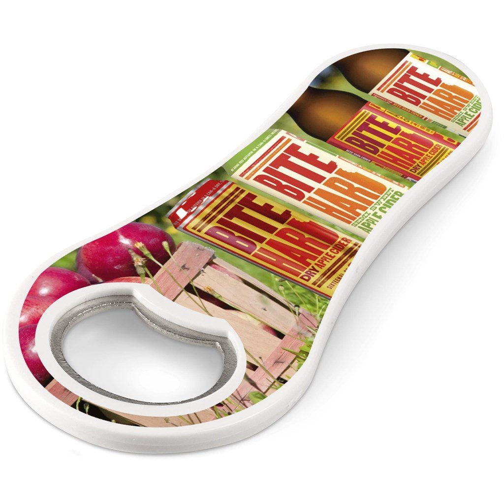 Fizz Fridge Magnet Bottle Opener - Brand your company Logo! Get a quote - Promo Lingo