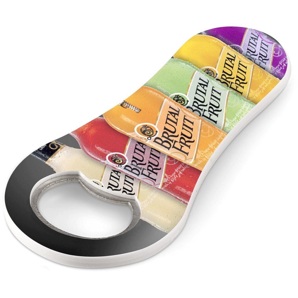 Fizz Fridge Magnet Bottle Opener - Brand your company Logo! Get a quote - Promo Lingo