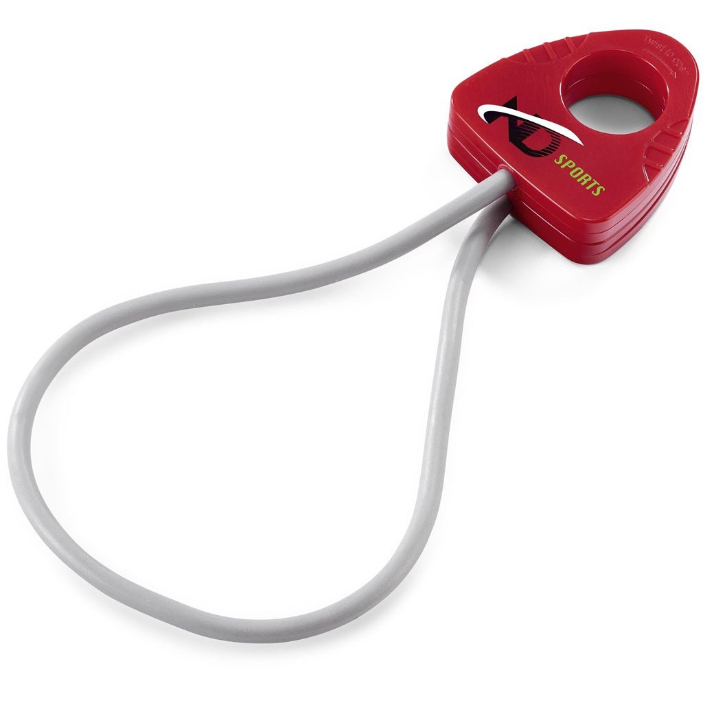 Flexie Resistance Arm Band - Red - Brand your company Logo! Get a quote - Promo Lingo