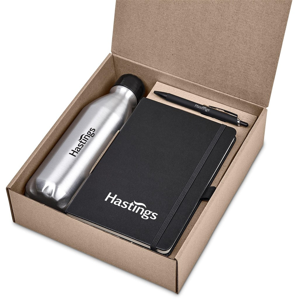 Forbes Kraft Gift Set - Brand your company Logo! Get a quote - Promo Lingo