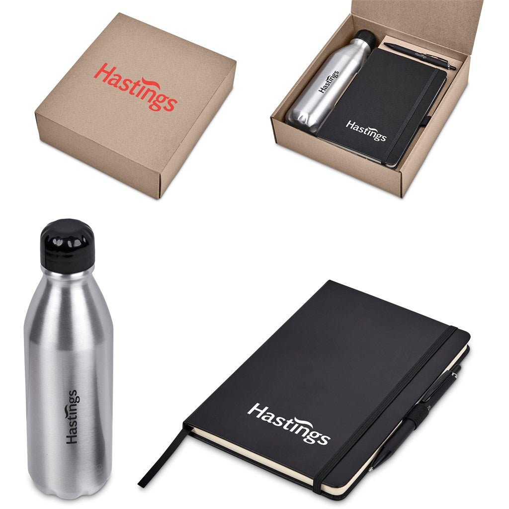 Forbes Kraft Gift Set - Brand your company Logo! Get a quote - Promo Lingo