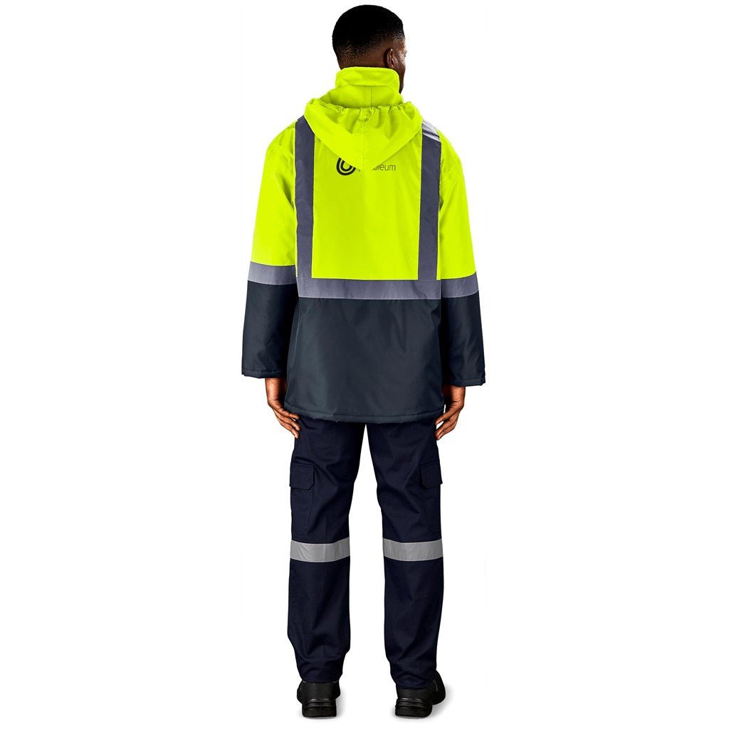 Hazard Padded Two - Tone Hi - Viz Reflective Jacket - Brand your company Logo! Get a quote - Promo Lingo