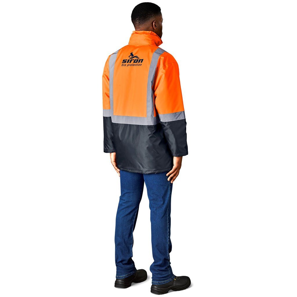 Hazard Padded Two - Tone Hi - Viz Reflective Jacket - Brand your company Logo! Get a quote - Promo Lingo