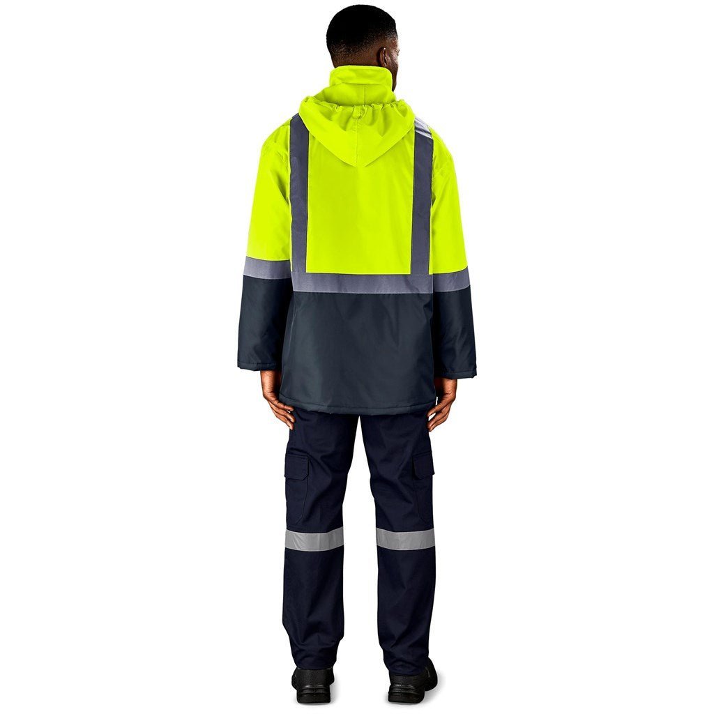 Hazard Padded Two - Tone Hi - Viz Reflective Jacket - Brand your company Logo! Get a quote - Promo Lingo