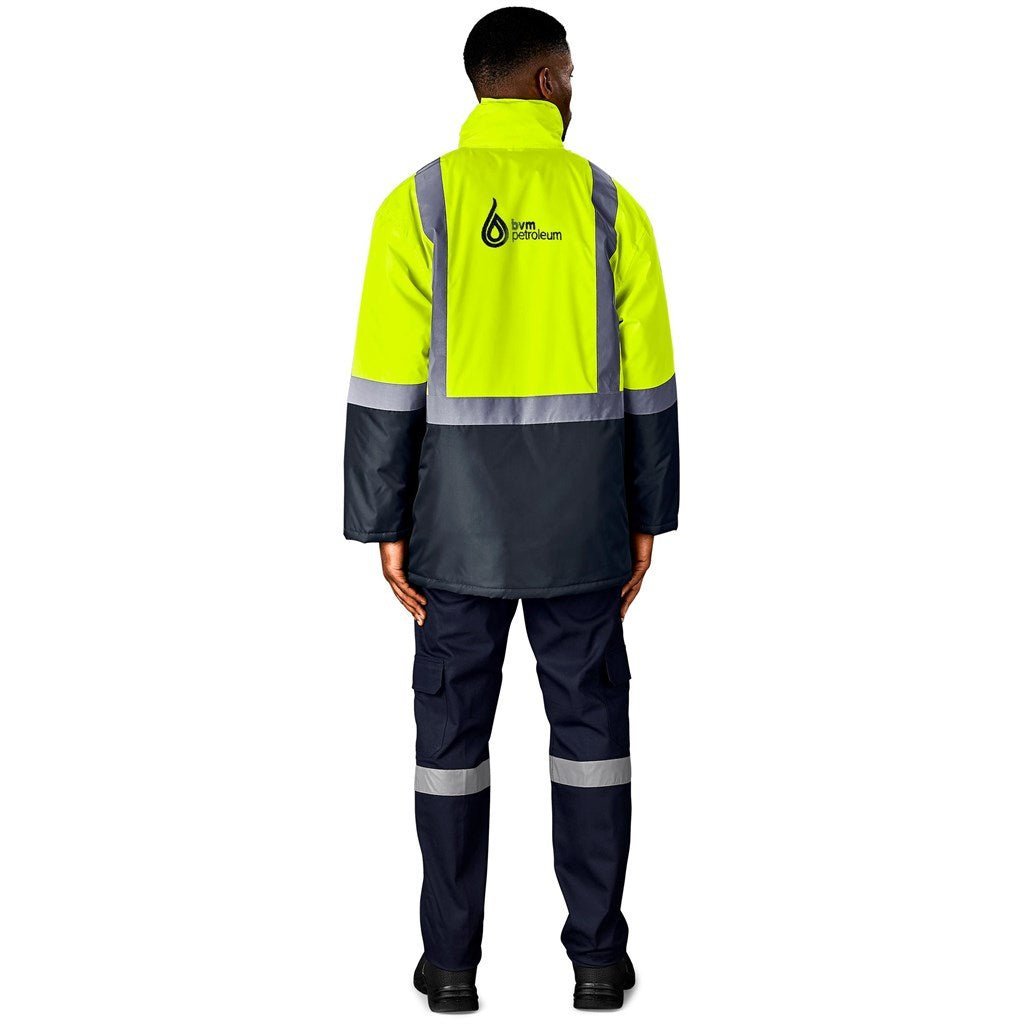 Hazard Padded Two - Tone Hi - Viz Reflective Jacket - Brand your company Logo! Get a quote - Promo Lingo