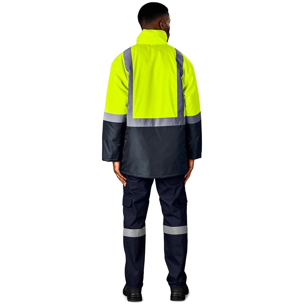 Hazard Padded Two - Tone Hi - Viz Reflective Jacket - Brand your company Logo! Get a quote - Promo Lingo