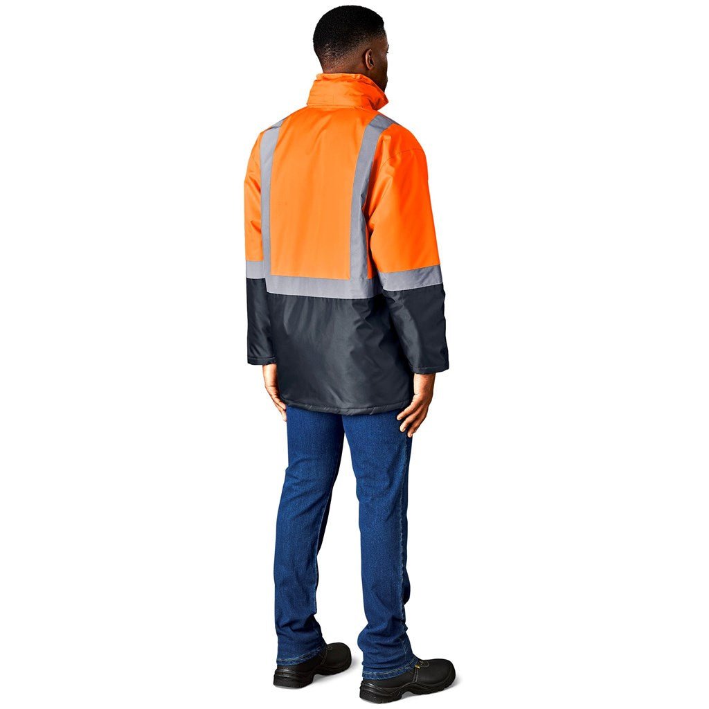 Hazard Padded Two - Tone Hi - Viz Reflective Jacket - Brand your company Logo! Get a quote - Promo Lingo