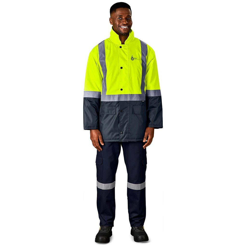 Hazard Padded Two - Tone Hi - Viz Reflective Jacket - Brand your company Logo! Get a quote - Promo Lingo