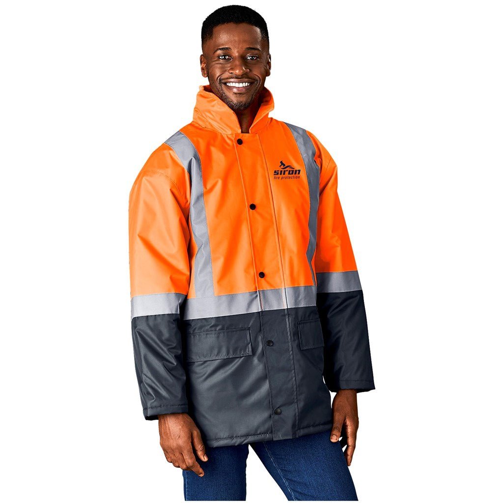 Hazard Padded Two - Tone Hi - Viz Reflective Jacket - Brand your company Logo! Get a quote - Promo Lingo