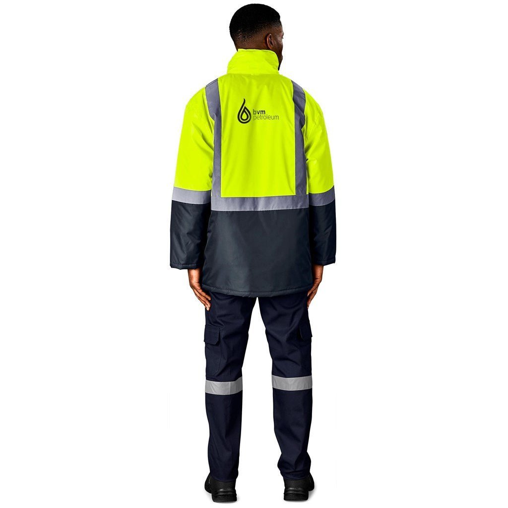 Hazard Padded Two - Tone Hi - Viz Reflective Jacket - Brand your company Logo! Get a quote - Promo Lingo