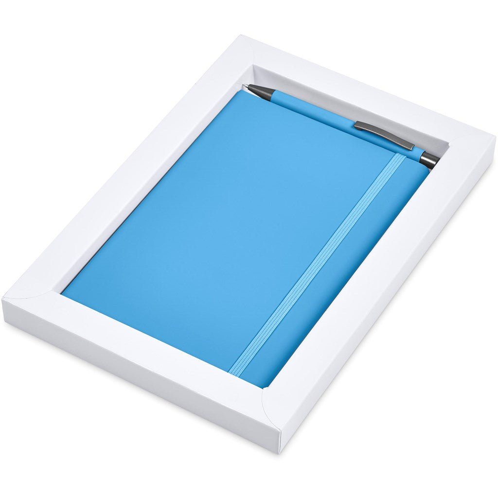 Hibiscus Notebook & Pen Set - Brand your company Logo! Get a quote - Promo Lingo